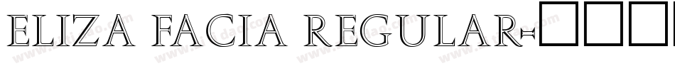 Eliza Facia Regular字体转换
